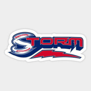 Storm Baseball Sticker